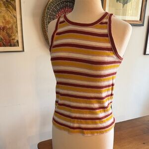 Madewell Multicolor Striped Tank Top